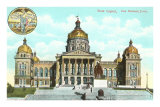 State Capitol, Des Moines, Iowa Prints