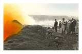 Spectators by Hawaiian Volcano Posters