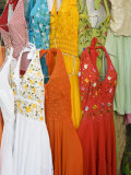 Dresses For Sale, Valladolid, Yucatan, Mexico Photographic Print by Julie Eggers