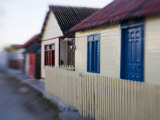 Houses in Coastal Fishing Village, San Felipe, Yucatan, Mexico Photographic Print by Julie Eggers