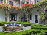 Courtyard of A Villa, San Miguel, Guanajuato State, Mexico Photographic Print by Julie Eggers
