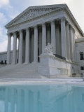 Supreme Court and Pool, Washington DC, USA Photographic Print by Alan Klehr