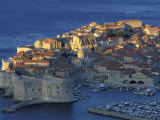 Dawn in port city of Dubrovnik, Dalmatia, Croatia Photographic Print by Alan Klehr