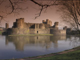 Caerphilly Castle in southern Wales, United Kingdom Photographic Print by Alan Klehr