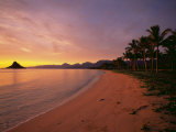 Chinamans Hat Kaneohe Bay, Kaneohe, Oahu, Hawaii, USA Photographic Print by Douglas Peebles