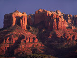 Cathedral Rock at Sunset, Sedona, Arizona, USA Photographic Print by Charles Sleicher