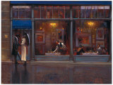 Fifth Avenue Café I Art by Brent Lynch
