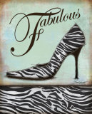 Zebra Shoe Affiches par Todd Williams