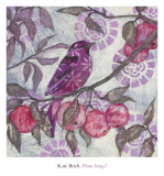 Plum Song I Posters av Kate Birch