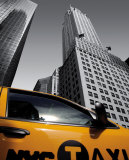 Chrysler Building, New York City Taxi Posters par Michel Setboun