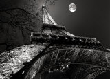Tour Eiffel, Pleine Lune Plakater av Antoine Carrara Tour Eiffel, Pleine Lune Plakater av Antoine Carrara
