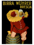 Birra Wuhrer reproduction procédé giclée par Leonetto Cappiello