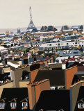 Toits de Paris Print by Giovanni Manzo