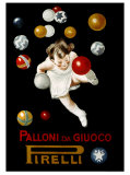 Pirelli Palloni da Giuoco Giclee Print by Leonetto Cappiello
