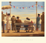 El embarcadero Láminas por Jack Vettriano