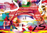 Paris s'eveille Prints by Kaly 