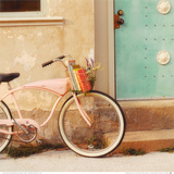 Vintage Pink Bike Posters par Mandy Lynne