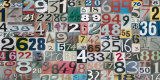 Numero Posters by Sharon Elphick