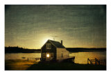 Cottage Sillouette Giclee Print by Doug Landreth