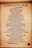 Confucius Says Posters Confucius Says Posters