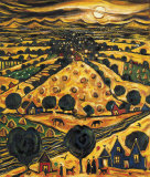 HARVEST MOON Limited Edition by CHARLES MONTEITH WALKER