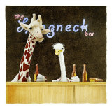 Couple of Longnecks Lámina giclée por Will Bullas Couple of Longnecks Lámina giclée por Will Bullas