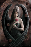Anne Stokes - Angel Rose - Reprodüksiyon Anne Stokes - Angel Rose - Reprodüksiyon