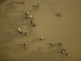 Women with Baskets Fishing in Kosi Bay Photographic Print by Bobby Haas