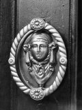 Antique Knocker Hangs on a Colonial Door in Annapolis Photographic Print by Edwin L. Wisherd