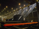 Sunlight Streams Through Windows at a Steel Mill in Utah Photographie par Paul Chesley