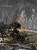 View of Mutirong Village. Villagers Here Aided the Rock Expedition Photographic Print by Dr. Joseph F. Rock