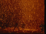 Shower of Sparks at the Closing Ceremony of the Nagano Olympics Photographie par Jodi Cobb