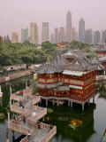 Traditional Tea House in Yu Yuan, a Famous Historical Destination Photographic Print by Eightfish