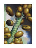 Painting of the Slime Mold Myxomycetes Photographic Print by William H. Crowder