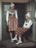 Difference in Stripes Tells of the Young Ladies' Parishes Photographic Print by Gustav Heurlin