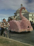 Carnival Time Brings Unusual Floats and Figures to San Juan's Streets Photographic Print by Edwin L. Wisherd