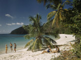 Hognest Beach Is a Popular Retreat with the Residents of Saint Thomas Photographic Print by Edwin L. Wisherd