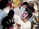 Chinese Opera Performers Prepare for the A-Ma Temple Festival Photographic Print by Eightfish Chinese Opera Performers Prepare for the A-Ma Temple Festival Photographic Print by Eightfish