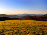 Romantic Couple Watches a Mountain Sunset from Max Patch Field Photographic Print by White & Petteway 