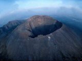 Aerial View over Mount Vesuvius Reveals its Gaping Crater Photographic Print by O. Louis Mazzatenta