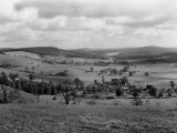 View of the Rolling Hills in the Allegheny Mountains Photographic Print by Edwin L. Wisherd