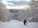 Backcountry Snowboarding Photographie par Skip Brown