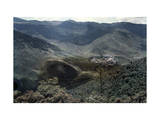 View of the Kulu Monastery Nestled in the Muli Valley Photographic Print by Dr. Joseph F. Rock