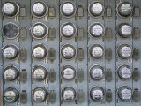Array of Electric Power Meters at a Boat Dock Photographie par Greg Dale