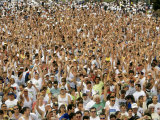 Crowd of Runners Waiting for the Start of a 10K Race Photographie par Skip Brown