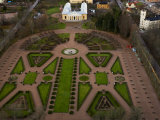 High Angle View of the Botanical Gardens in Uppsala Photographic Print by Mattias Klum