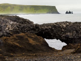 Coastal Cliffs and Rock Formations in Iceland Photographic Print by Mattias Klum