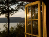 Open Window with a View of Lake Champlain Lámina fotográfica por Joel Sartore