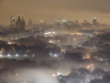Light Pollution and Fog Combine to Blur a New York City Skyline Photographic Print by Jim Richardson Light Pollution and Fog Combine to Blur a New York City Skyline Photographic Print by Jim Richardson