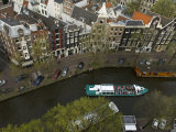 Netherlands, Amsterdam, Prinsengracht Canal Photographic Print by Keenpress 